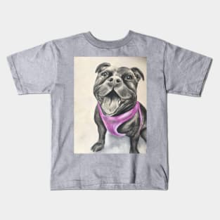 Smiley Staffy Kids T-Shirt